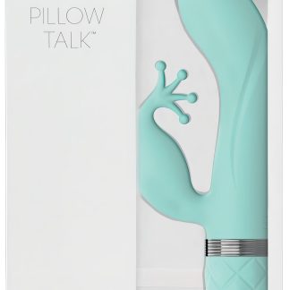 Pillow Talk Kinky - akumulátorový, 2-motorový vibrátor na bod G (tyrkysový)